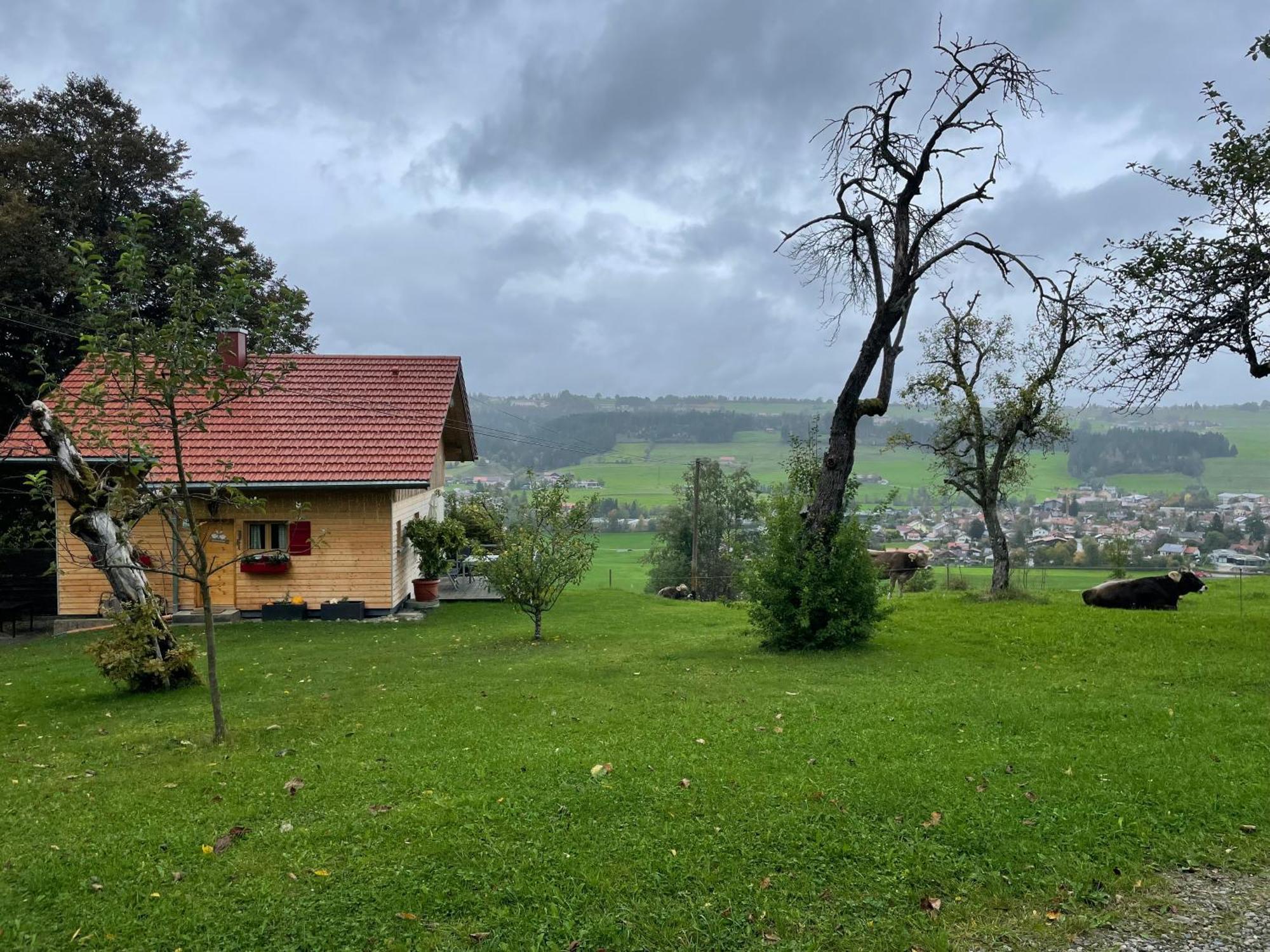 Ferienhaus Talblick Weiler-Simmerberg Eksteriør billede